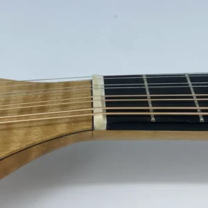 Electric mandolin compensated nut
