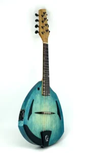 Electric mandolin electric blue by Martino Quintavalla